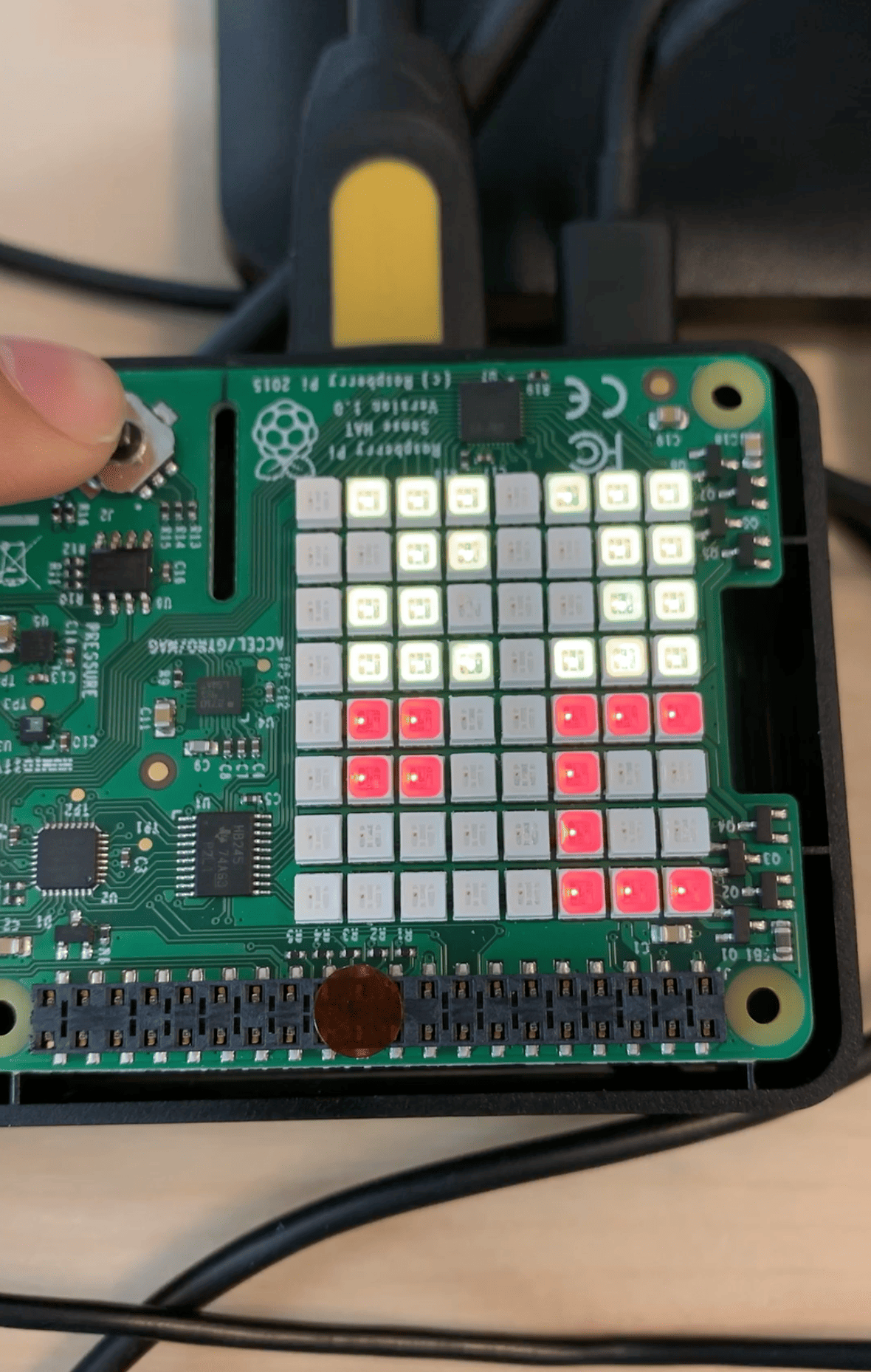 Raspberry Pi Sense Hat temperature